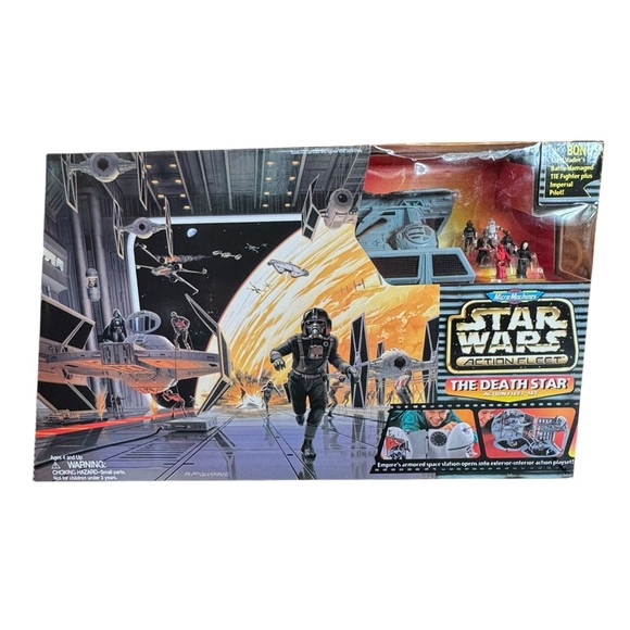 Star Wars Action Fleet Death Star Playset with Black and Gray Details New in box - Picture 1 of 12